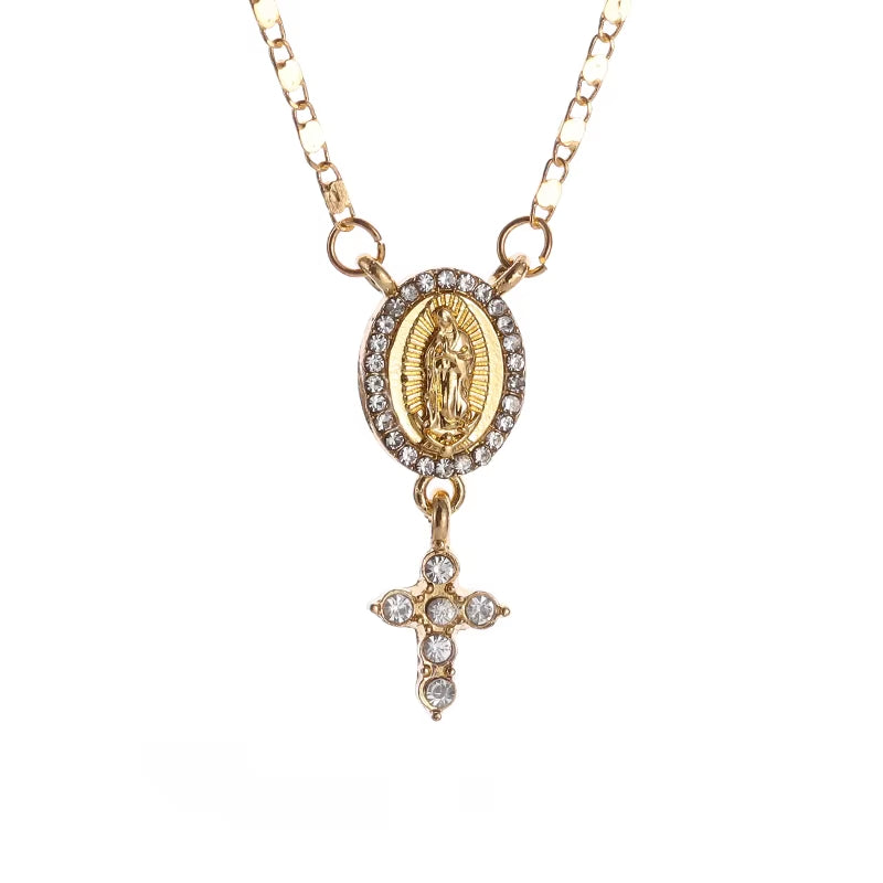 Fashion Magnetic Folding Heart Necklace for Women Cute 4 Heart Clover Necklace Female Jewelry Gift